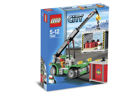 7992 Container Stacker (Retired) LEGO City product image 1, provided for visual reference and product detail review