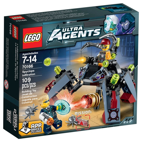 70166 Spyclops Infiltration (Retired) LEGO Ultra Agents product image 1, provided for visual reference and product detail
