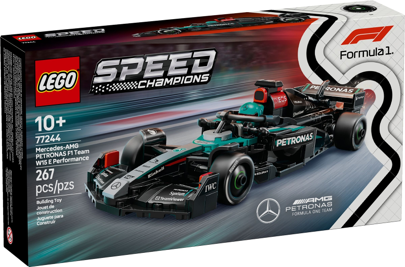 77244 Mercedes-AMG PETRONAS F1 Team W15 E Performance (Retired) LEGO Speed Champions product image 1, provided for visual