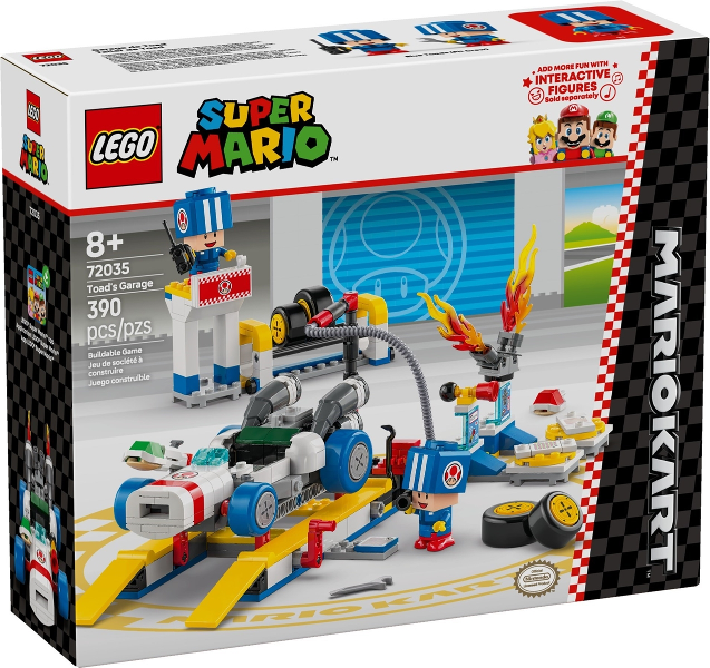 72035 Mario Kart - Toad's Garage (Retired) LEGO Super Mario product image 1, provided for visual reference and product