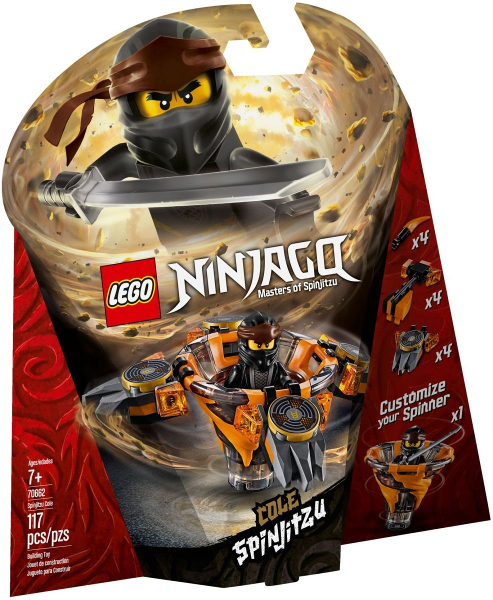 70662 Spinjitzu Cole (Retired) LEGO Ninjago product image 1, provided for visual reference and product detail review