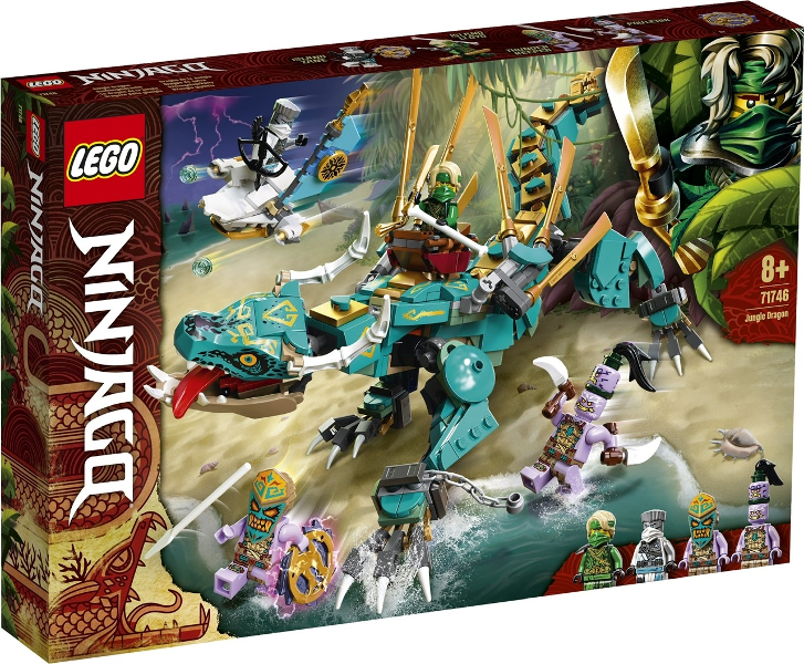 71746 Jungle Dragon (Retired) LEGO Ninjago product image 1, provided for visual reference and product detail review