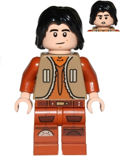 Ezra Bridger - Dark Tan Vest, Hair (sw0574) product image 1, provided for visual reference and product detail review