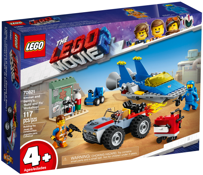 70821 Emmet and Benny's 'Build and Fix' Workshop! (Retired) LEGO The LEGO Movie 2 product image 1, provided for visual