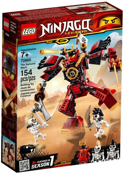 70665 The Samurai Mech (Retired) LEGO Ninjago product image 1, provided for visual reference and product detail review