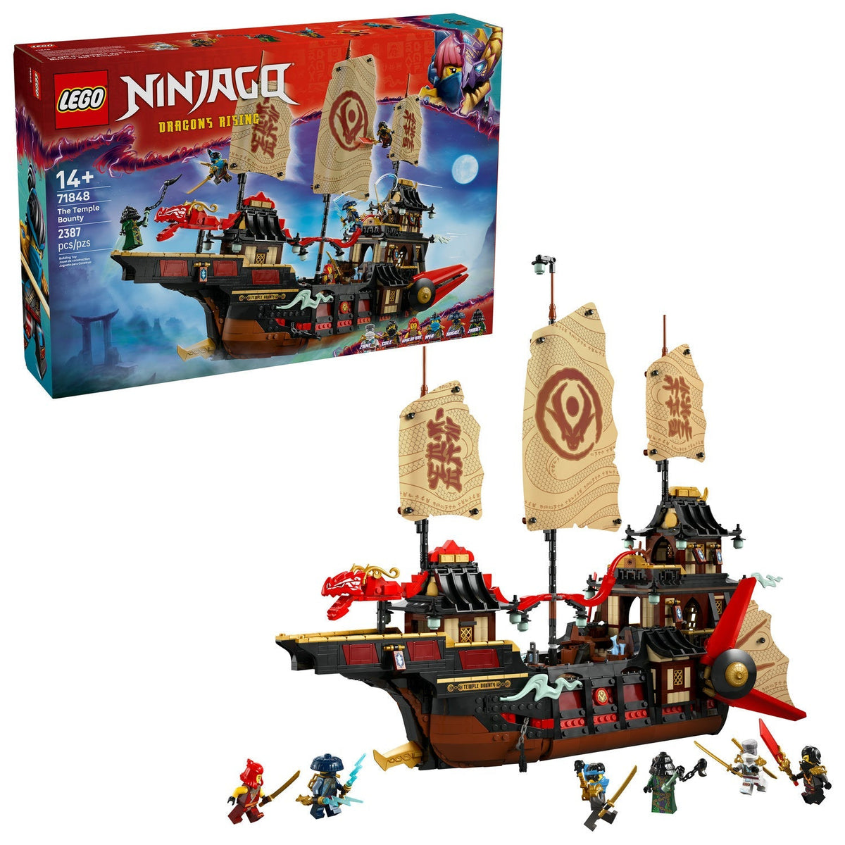 71848 The Temple Bounty (Retired) LEGO Ninjago product image 2, provided for visual reference and product detail review