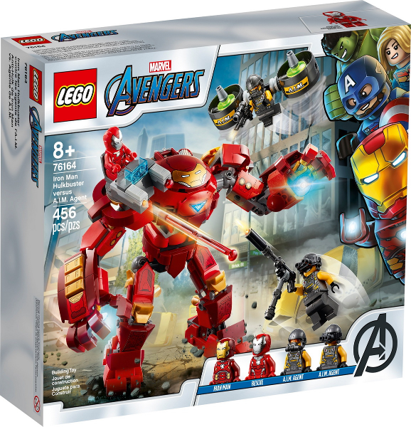 76164 Iron Man Hulkbuster versus A.I.M. Agent (Retired) LEGO Super Heroes product image 1, provided for visual reference and