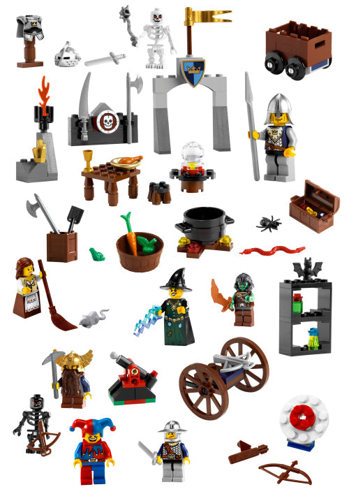 7979 Castle Advent Calendar (2008) (Retired) LEGO Castle product image 2, provided for visual reference and product detail