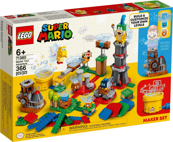 71380 Master Your Adventure - Maker Set (Retired) LEGO Super Mario product image 1, provided for visual reference and