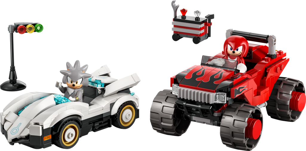 77118 Silver's Car vs. Knuckles' Monster Truck (Retired) LEGO Sonic product image 3, provided for visual reference and