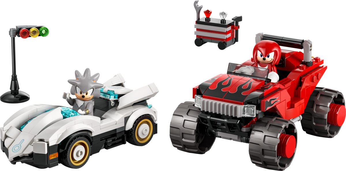 77118 Silver's Car vs. Knuckles' Monster Truck (Retired) LEGO Sonic product image 3, provided for visual reference and