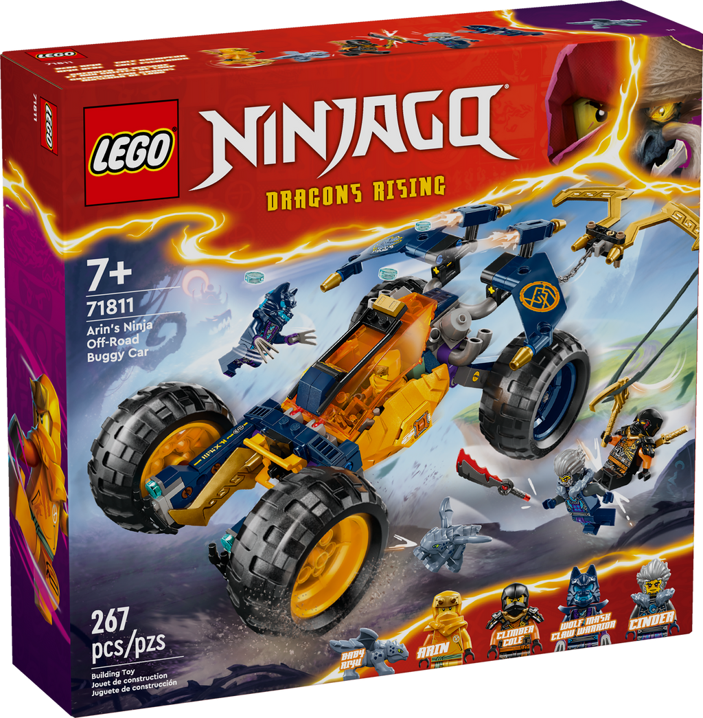 71811 Arin's Ninja Off-Road Buggy Car (Retired) LEGO Ninjago product image 2, provided for visual reference and product