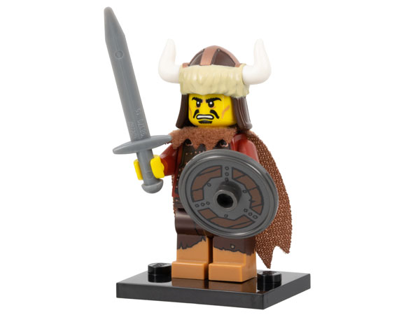 Hun Warrior - Series 12 Collectible Minifigure (col12-2) product image 2, provided for visual reference and product detail