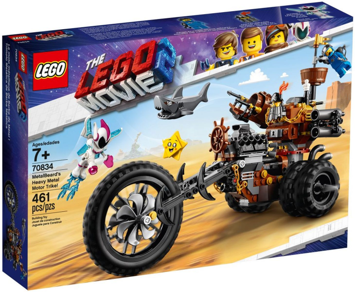 70834 MetalBeard's Heavy Metal Motor Trike! (Retired) LEGO The LEGO Movie 2 product image 1, provided for visual reference