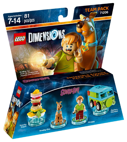 71206 Scooby-Doo! Team Pack (Retired) LEGO Dimensions product image 1, provided for visual reference and product detail