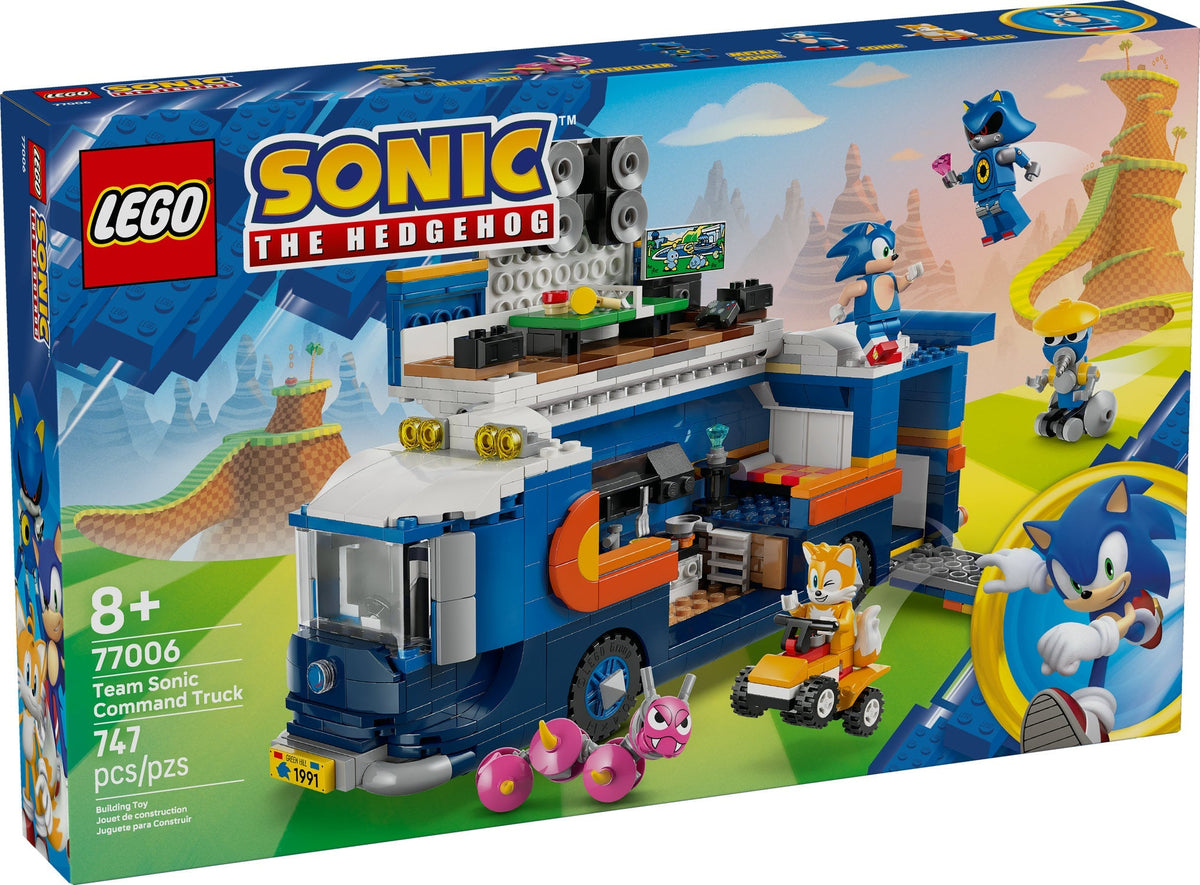 77006 Team Sonic Command Truck (Retired) LEGO Sonic product image 1, provided for visual reference and product detail review