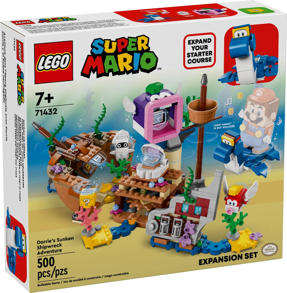 71432 Dorrie's Sunken Shipwreck Adventure - Expansion Set (Retired) LEGO Super Mario product image 1, provided for visual