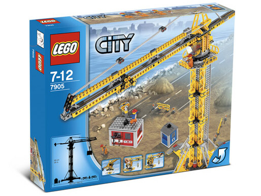 7905 Building Crane (Retired) LEGO City product image 1, provided for visual reference and product detail review