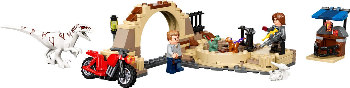 76945 Atrociraptor Dinosaur: Bike Chase (Retired) LEGO Jurassic World product image 2, provided for visual reference and