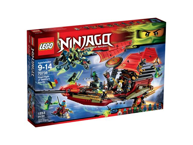 70738 Final Flight of Destiny's Bounty (Retired) LEGO Ninjago product image 1, provided for visual reference and product