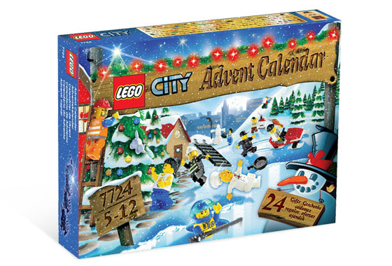 7724 LEGO City Advent Calendar (2008) (Retired) LEGO City product image 1, provided for visual reference and product detail