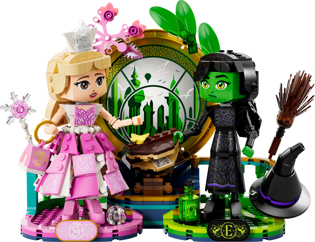75682 Elphaba & Glinda Figures (Retired) LEGO Wicked product image 3, provided for visual reference and product detail review
