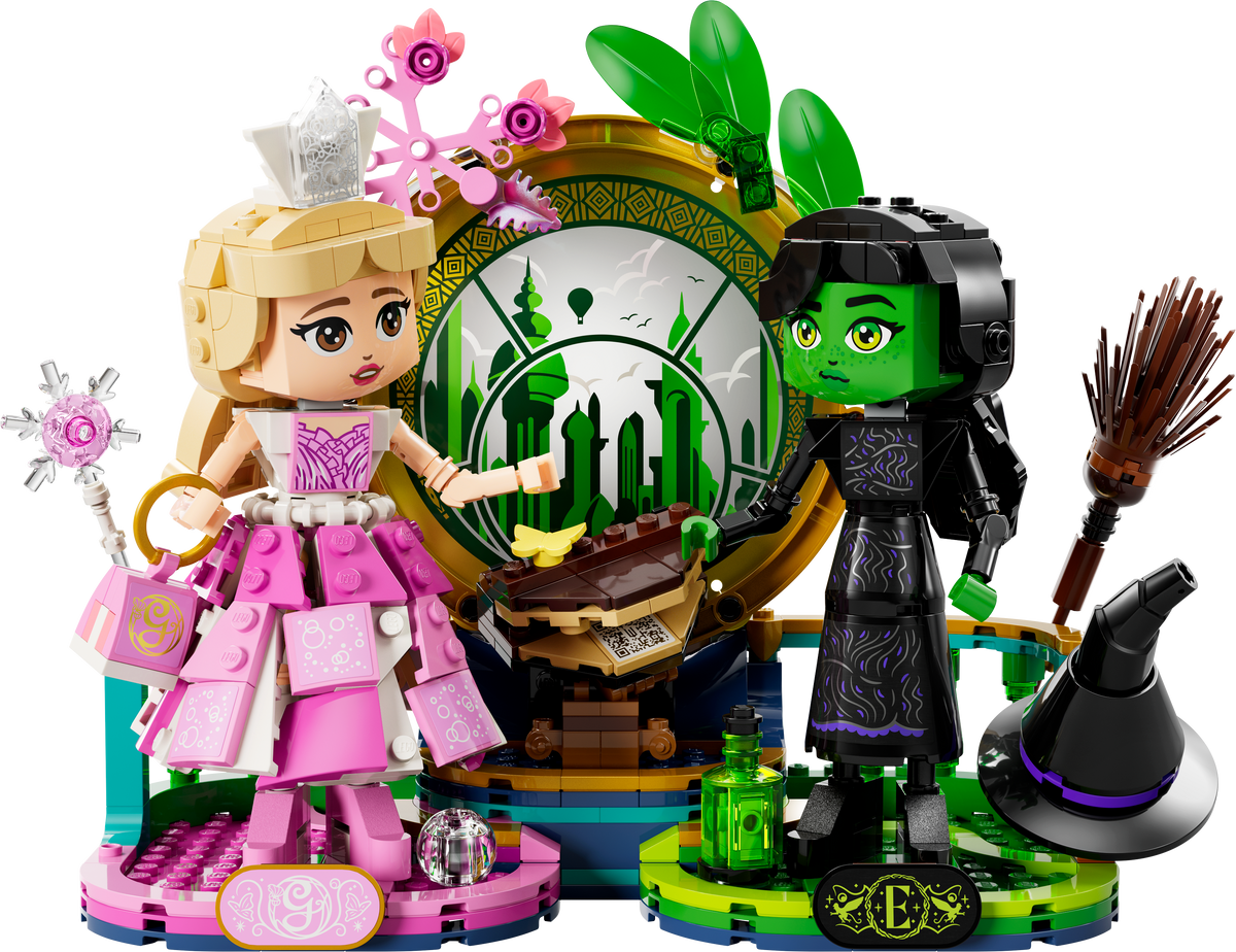 75682 Elphaba & Glinda Figures (Retired) LEGO Wicked product image 3, provided for visual reference and product detail review