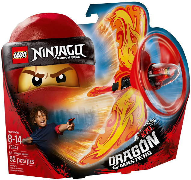 70647 Kai - Dragon Master (Retired) LEGO Ninjago product image 1, provided for visual reference and product detail review