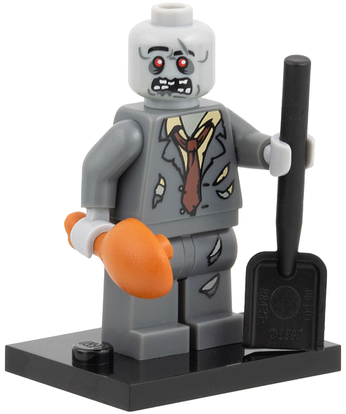 Zombie - Series 1 Collectible Minifigure (col01-5) product image 2, provided for visual reference and product detail review