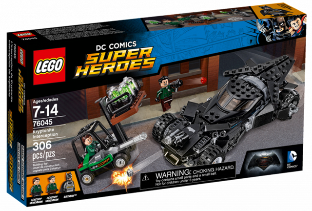 76045 Kryptonite Interception (Retired) LEGO Super Heroes product image 1, provided for visual reference and product detail