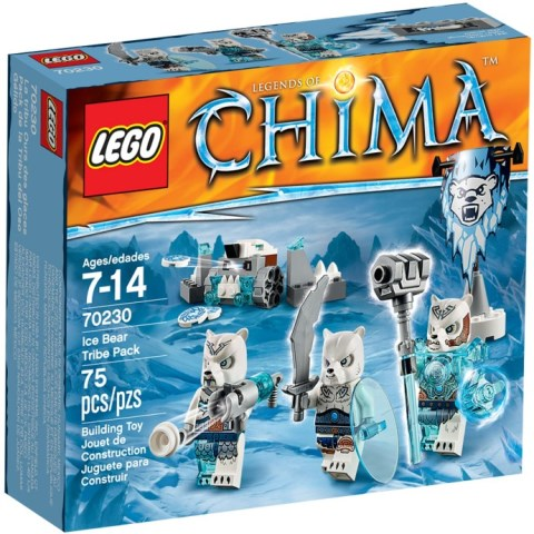70230 Ice Bear Tribe Pack (Retired) LEGO Legends of Chima product image 1, provided for visual reference and product detail