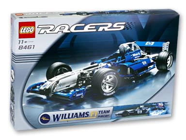 8461 Williams F1 Team Racer (Retired) LEGO Racers product image 1, provided for visual reference and product detail review