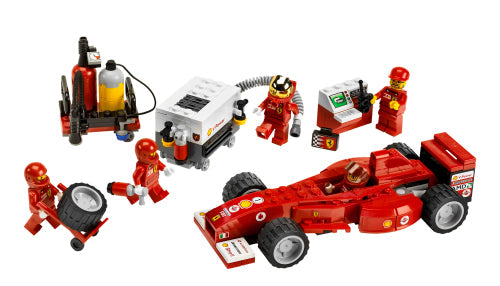 8673 Ferrari F1 Fuel Stop (Retired) LEGO Racers product image 2, provided for visual reference and product detail review