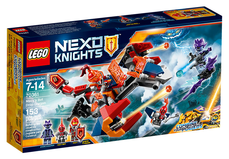 70361 Macy's Bot Drop Dragon (Retired) LEGO Nexo Knights