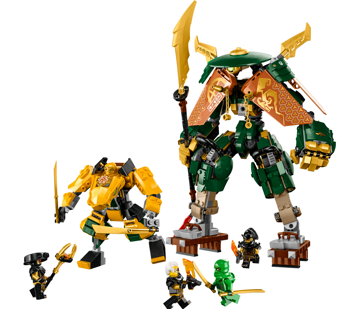 71794 Lloyd and Arin's Ninja Team Mechs (Retired) LEGO Ninjago product image 2, provided for visual reference and product
