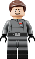Admiral Wullf Yularen - Dark Bluish Gray Uniform, Dark Brown Hair (sw1316) product image 1, provided for visual reference