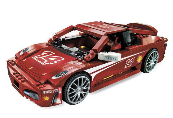 8143 Ferrari 1:17 F430 Challenge (Retired) LEGO Racers product image 2, provided for visual reference and product detail