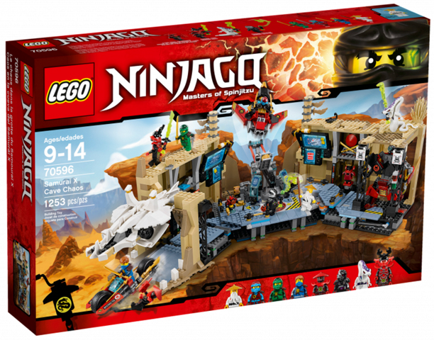 70596 Samurai X Cave Chaos (Retired) LEGO Ninjago product image 1, provided for visual reference and product detail review