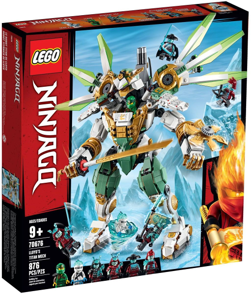 70676 Lloyd's Titan Mech (Retired) LEGO Ninjago product image 1, provided for visual reference and product detail review