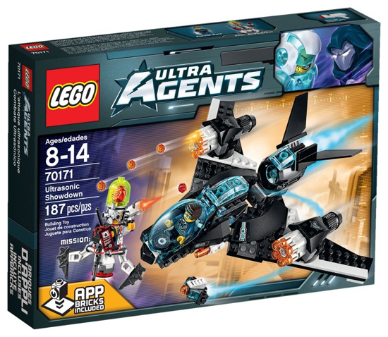 70171 Ultrasonic Showdown (Retired) LEGO Ultra Agents product image 1, provided for visual reference and product detail
