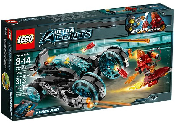 70162 Infearno Interception (Retired) LEGO Ultra Agents product image 1, provided for visual reference and product detail