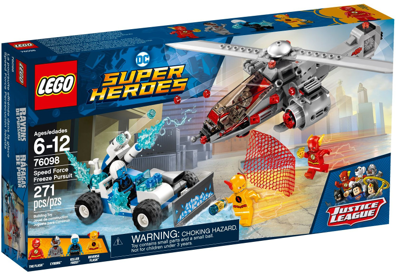 76098 Speed Force Freeze Pursuit (Retired) LEGO Super Heroes product image 1, provided for visual reference and product