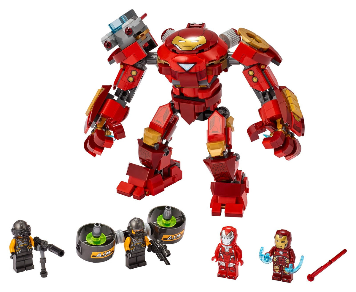 76164 Iron Man Hulkbuster versus A.I.M. Agent (Retired) LEGO Super Heroes product image 2, provided for visual reference and