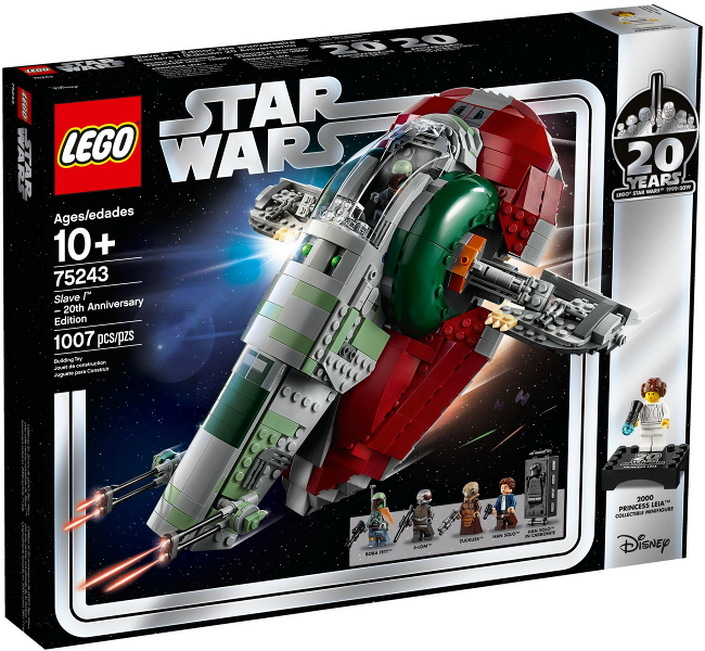 75243 Slave I - 20th Anniversary Edition (Retired) LEGO Star Wars product image 1, provided for visual reference and product