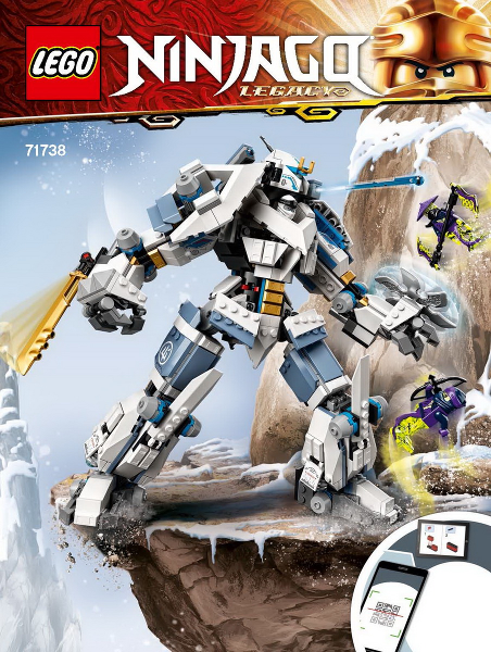 71738 Zane's Titan Mech Battle (Used) LEGO Ninjago product image 2, provided for visual reference and product detail review