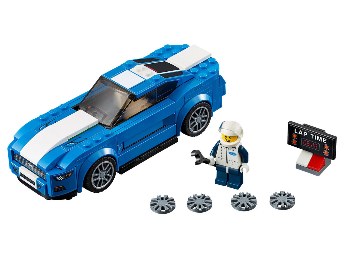 75871 Ford Mustang GT (Retired) LEGO Speed Champions product image 2, provided for visual reference and product detail review