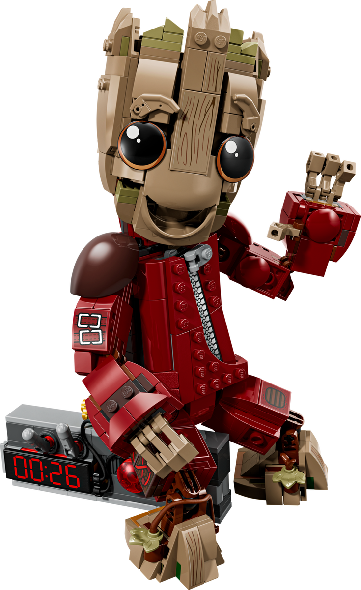 76341 Ravager Jumpsuit Groot (Retired) LEGO Super Heroes product image 3, provided for visual reference and product detail