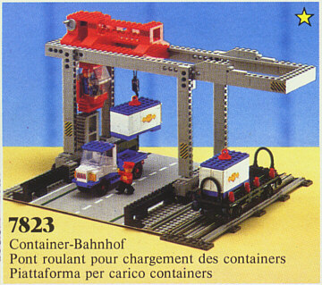7823 Container Crane Depot (Retired) LEGO Trains product image 2, provided for visual reference and product detail review