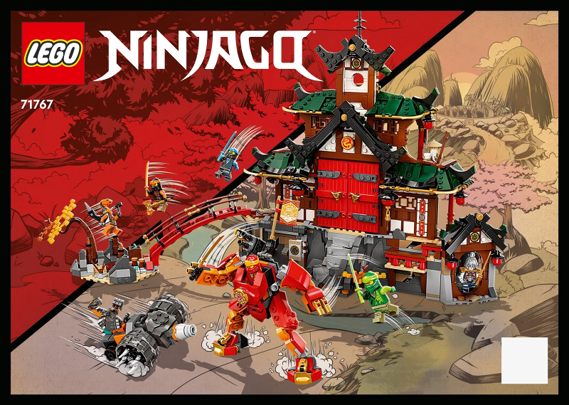 71767 Ninja Dojo Temple (Used) LEGO Ninjago product image 2, provided for visual reference and product detail review