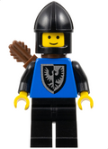 Black Falcon - Black Legs, Black Chin-Guard, Shield Bottom Round, Quiver (cas301) product image 1, provided for visual